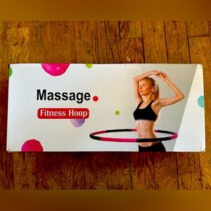 NIB Massage Fitness Hoop. Pink/Black